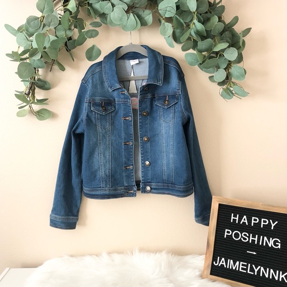 Like New Unicorn Denim Jacket - Picture 2 of 4